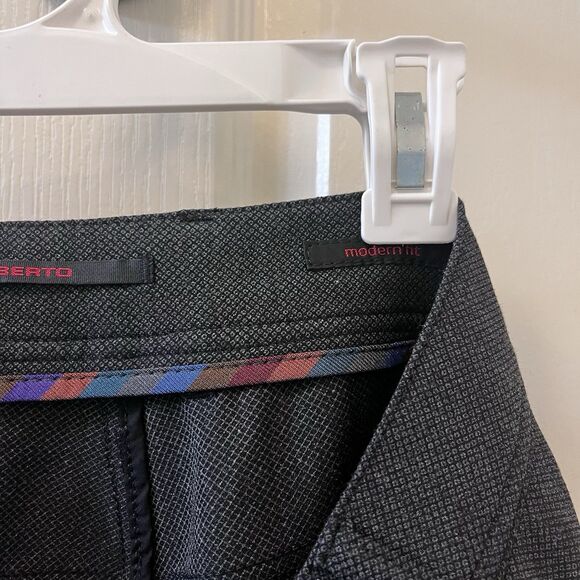 Alberto Stone Ceramica Peacock Modern Fit 5-Pocket Pants Lot of 2 Men's 38 x 29 - Picture 6 of 16